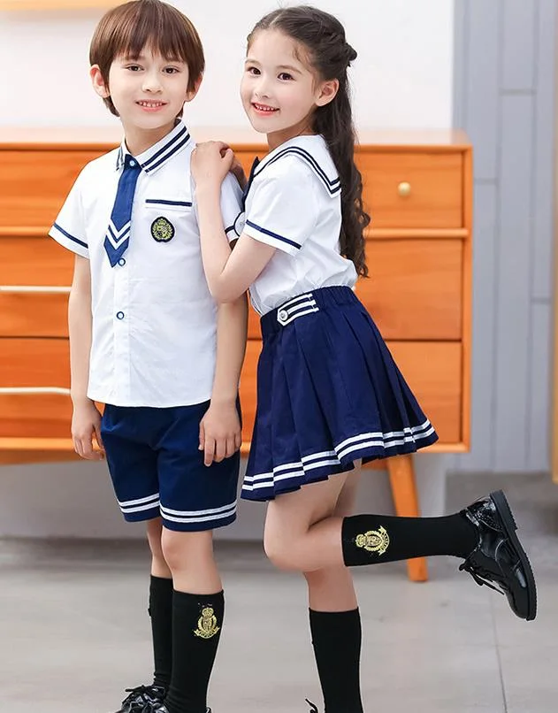 Source Manufacturer Pleated Skirts for Girls 2021 School Uniform for Primary and Junior High Schools/Low Price Wholesale Class Uniform